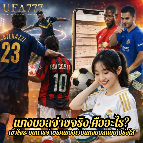 แทงบอลจ่ายจริง คืออะไร? เข้าใจระบบการจ่ายเงินของเว็บแทงบอลแบบโปร่งใส