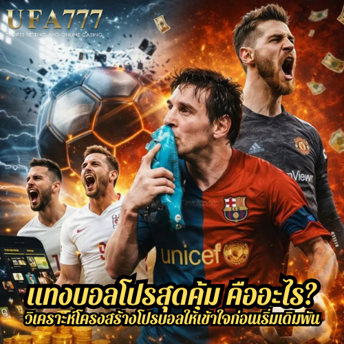 แทงบอลโปรสุดคุ้ม คืออะไร? วิเคราะห์โครงสร้างโปรบอลให้เข้าใจก่อนเริ่มเดิมพัน