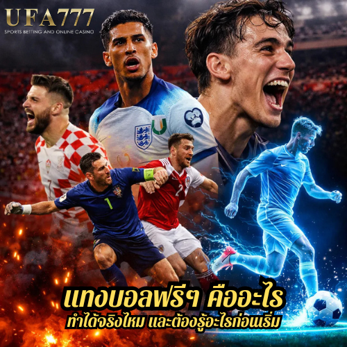 แทงบอลฟรีๆ คืออะไร ทำได้จริงไหม และต้องรู้อะไรก่อนเริ่ม